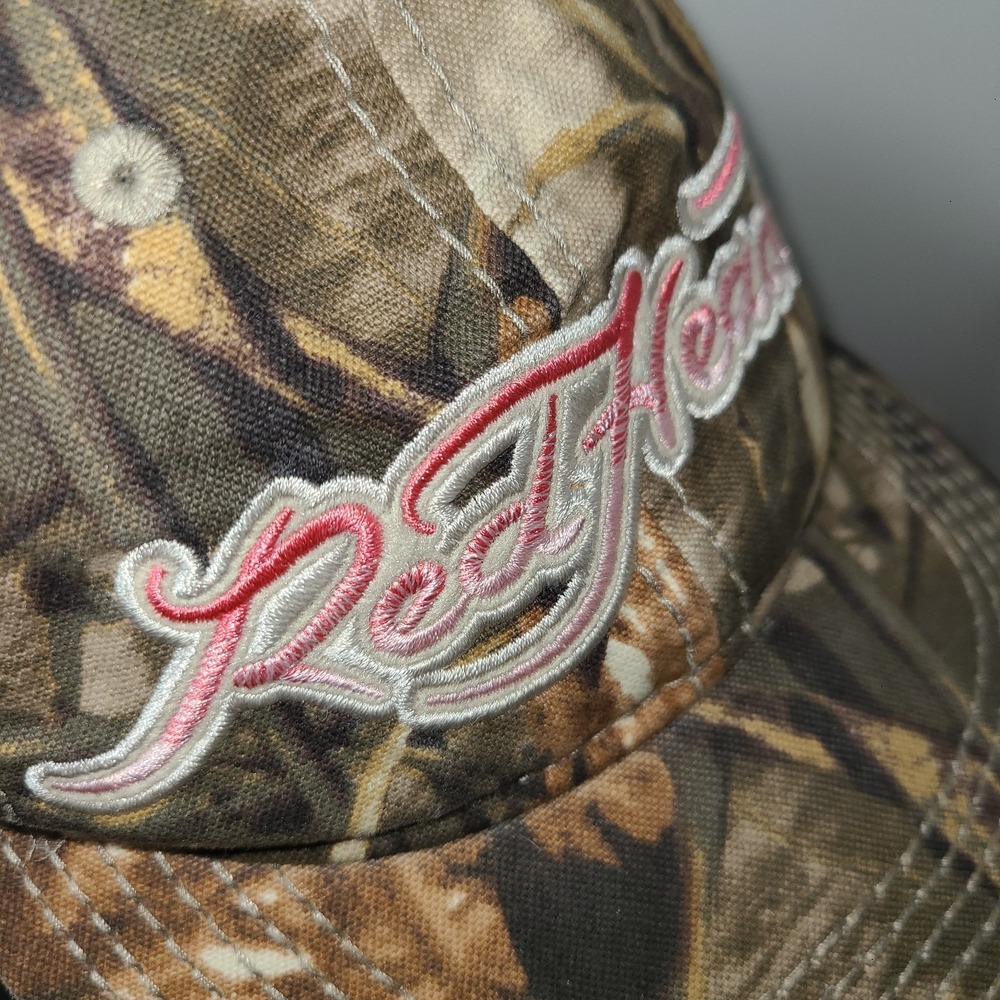 Red‎ Head For Her Camo Hat Camouflage Duck Hunting Fishing Camp Pink Embroidered - Picture 2 of 7